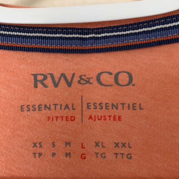 RW & CO fitted cotton t-shirt - Picture 2 of 3